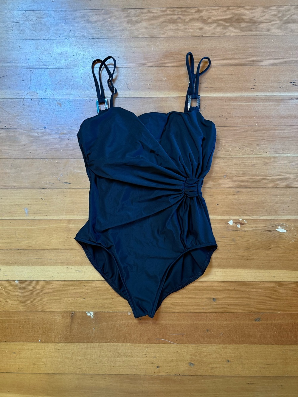 Miraclesuit Black One-Piece Size 4